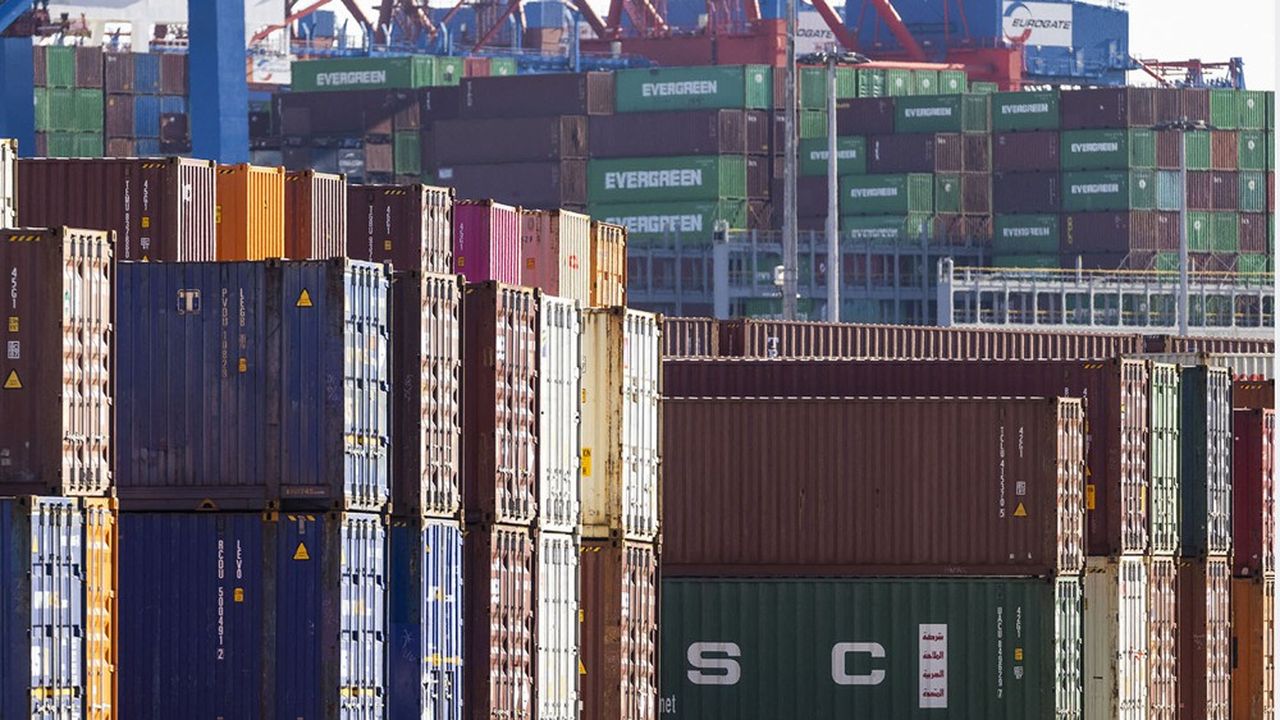 Dans les ports allemands, les importations de marchandises en provenance de Chine ont diminué de plus de 19 % en 2023, pour tomber à 156 milliards d'euros.