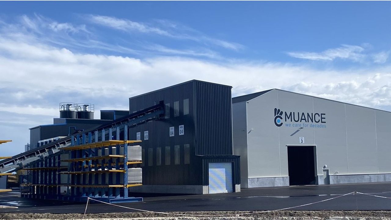 Mise en service à l'automne dernier, l'usine de Muance produit des modules bas carbone pour construire des logements sociaux.