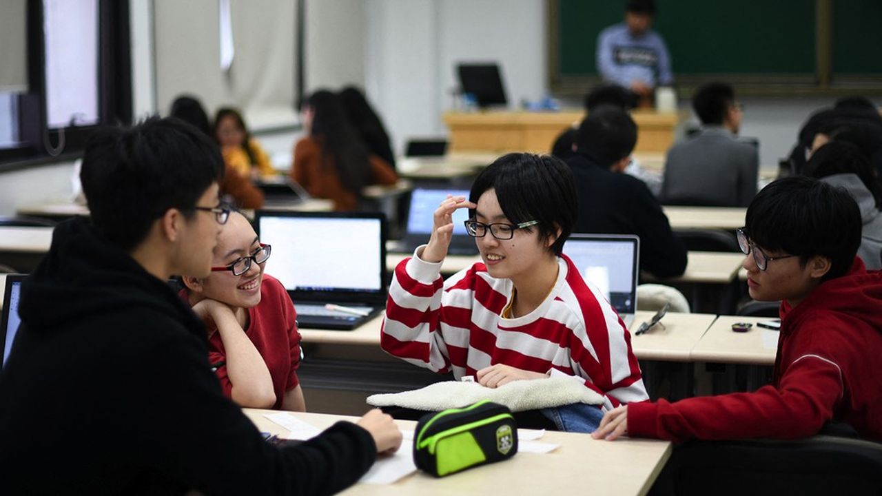 Dans les écoles de management, le nombre d'étudiants chinois avait baissé de 18 % entre 2021 et 2022.