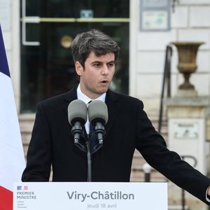 Le Premier ministre, Gabriel Attal, ce jeudi à Viry-Chatillon.