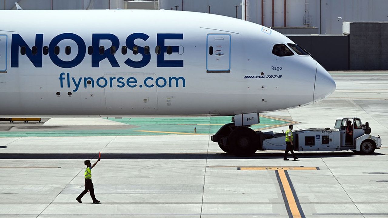 Conformément au modèle low cost, Norse Atlantic Airways tourne avec un seul modèle d'avion : des Boeing 787-900, loués à bon prix après la faillite de Norwegian.