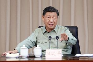 La force de soutien à l'information a été officiellement lancée en grande pompe par le président chinois, Xi Jinping (Photo d'avril 2023).