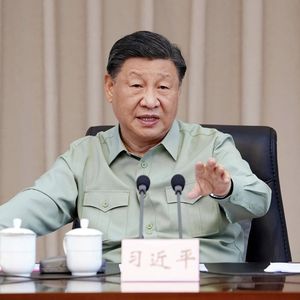 La force de soutien à l'information a été officiellement lancée en grande pompe par le président chinois, Xi Jinping (Photo d'avril 2023).
