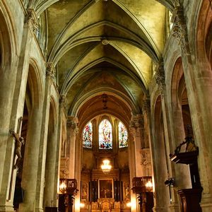 La cathédrale Saint-Maclou à Pontoise, dans le Val-d'Oise.