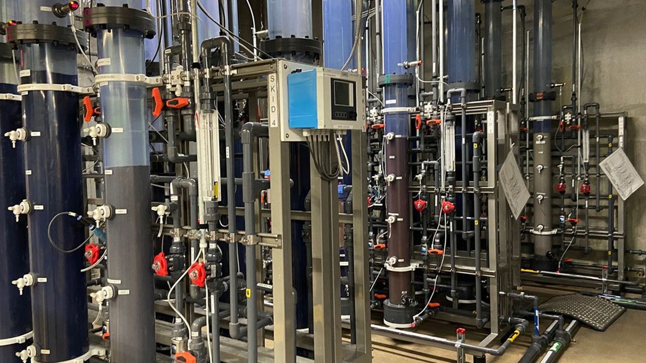 Veolia teste des solutions de gestion des PFAS, les « polluants éternels », dans sa station de traitement des eaux de Haworth (New Jersey).