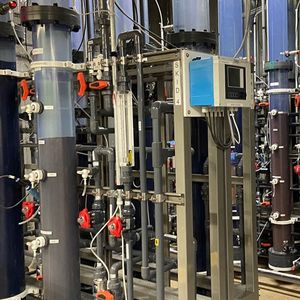 Veolia teste des solutions de gestion des PFAS, les « polluants éternels », dans sa station de traitement des eaux de Haworth (New Jersey).