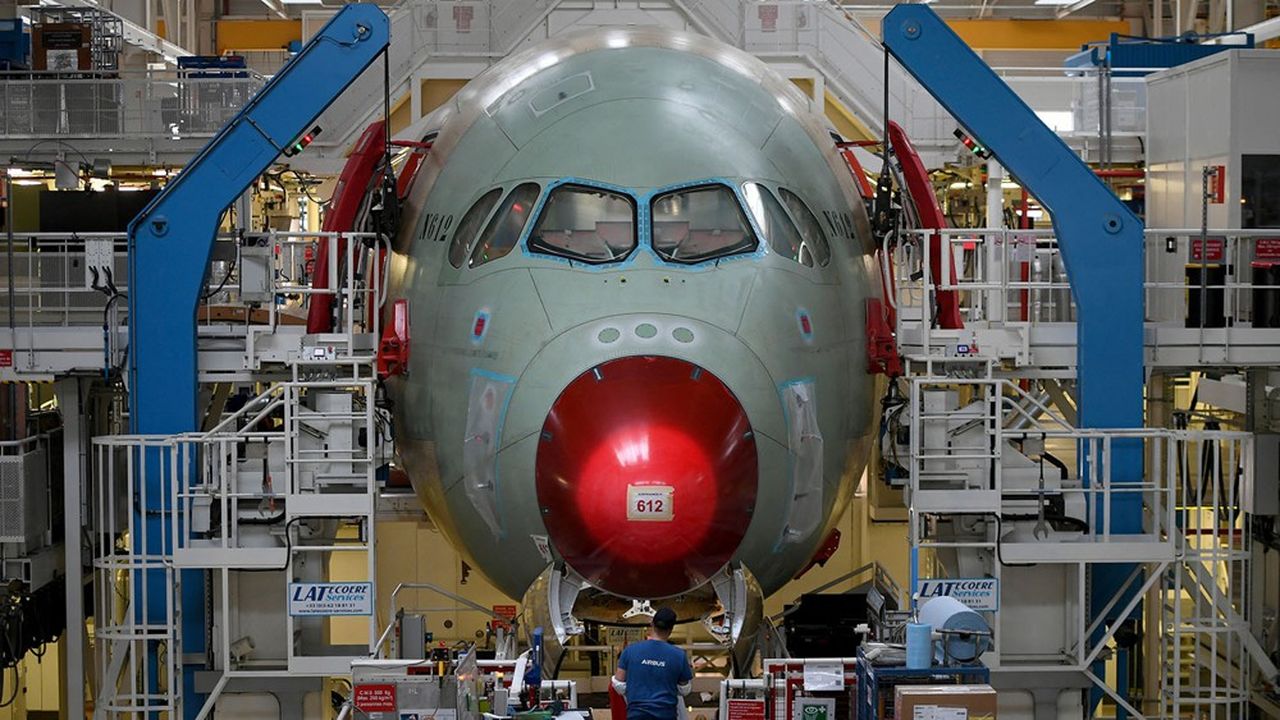 Airbus a enregistré des commandes record en 2023.