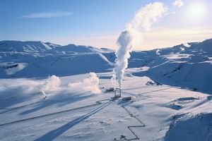 La centrale géothermique de Reykjavik en Islande.