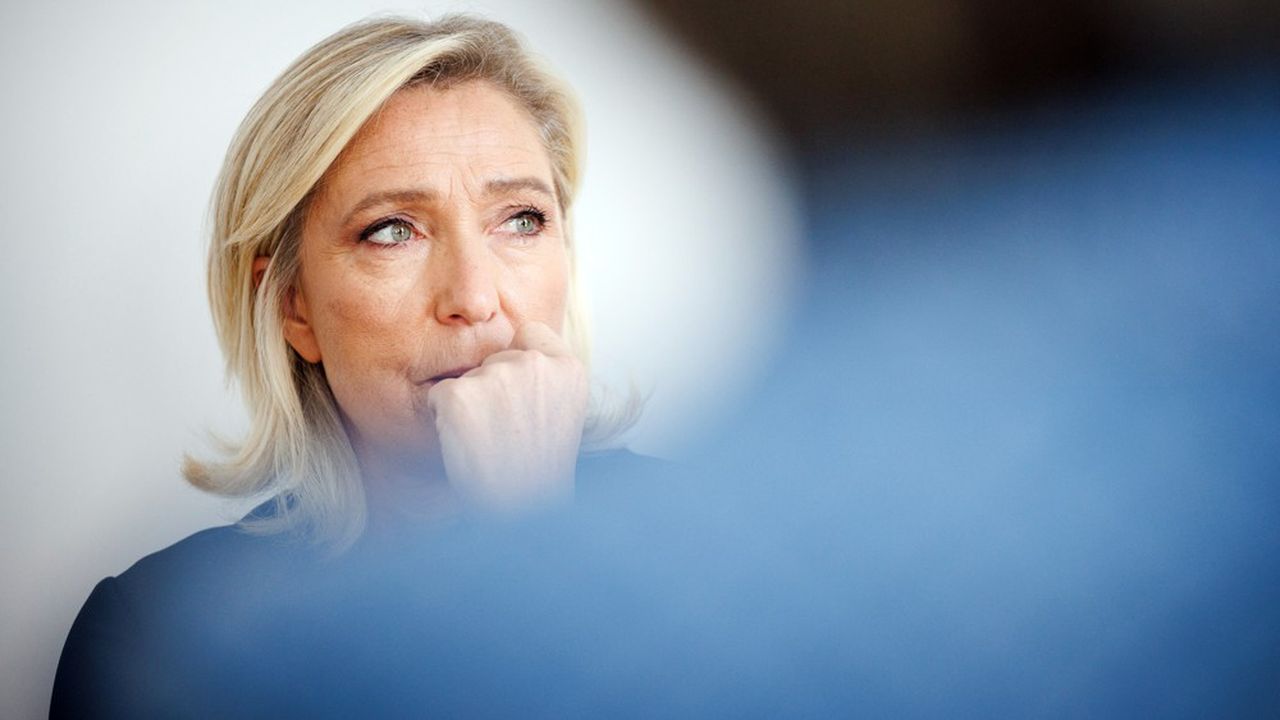 Marine Le Pen, cheffe de file des députés RN à l'Assemblée nationale.