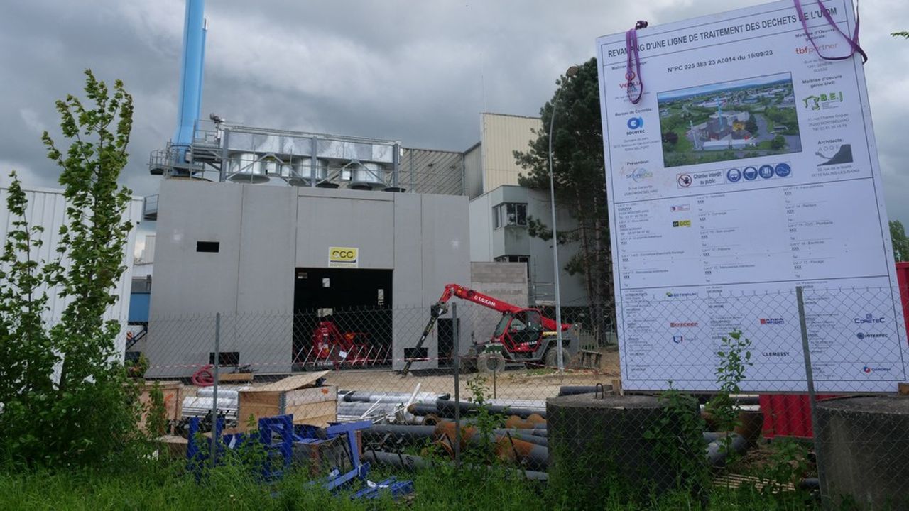 A l'issue des travaux, la capacité de traitement de l'usine d'incinération de Montbéliard (Doubs) sera divisée par deux, passant de 60.000 à 30.000 tonnes de déchets ménagers résiduels.