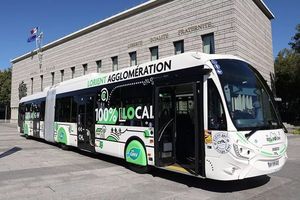 Des fonds européens ont permis à Lorient Métropole d'acheter des bus Bio-GNV et H2 pour le réseau de transport public Izilo.