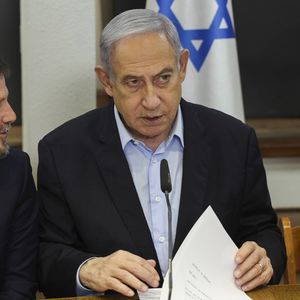 Le ministre des Finances Betzalel Smotrich et le Premier ministre israélien Benyamin Netanyahou.