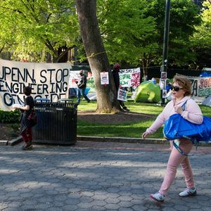 Dans les campus américains (ici l'université de Pennsylvanie), le mouvement pro-palestinien s'étend.