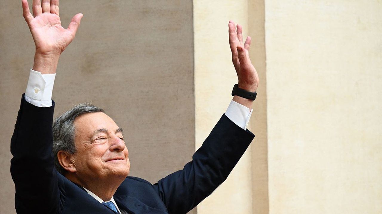 L'ex-président du Conseil des ministres italien Mario Draghi.