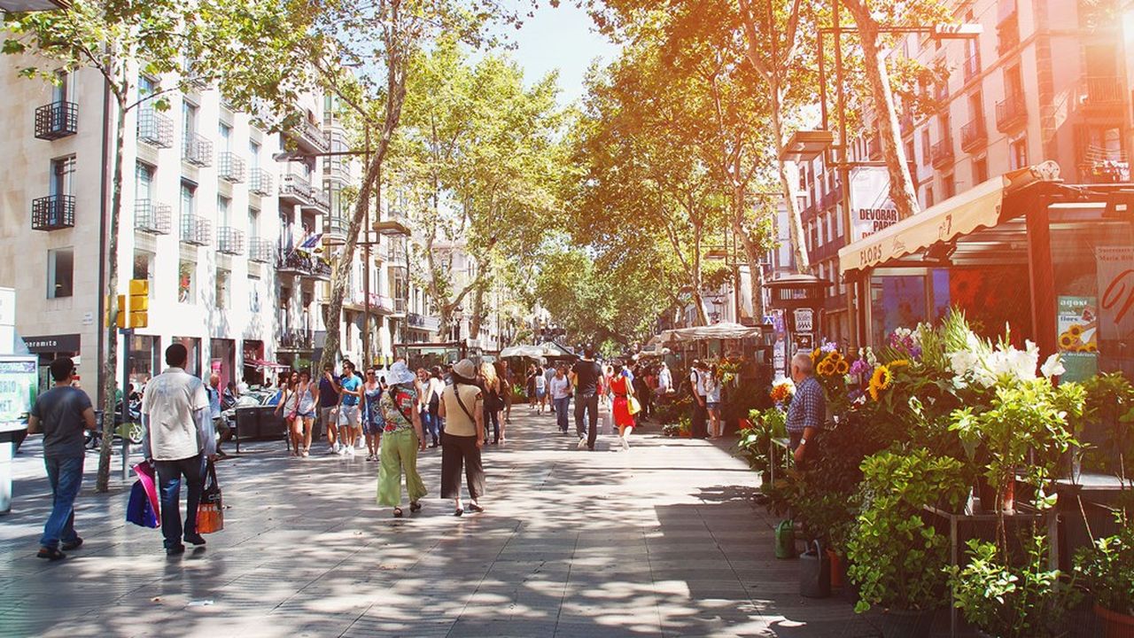 A Barcelone, une application permet aux piétons de trouver des itinéraires à l'ombre.