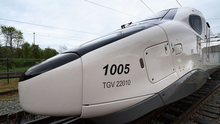La nouvelle génération de TGV se caractérise par son nez allongé, censé garantir un meilleur aérodynamisme.