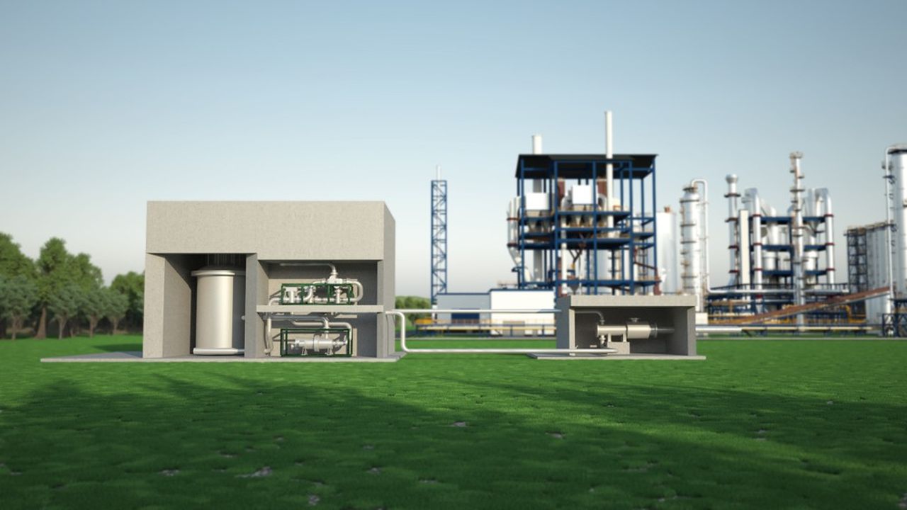 D'une puissance thermique de 10 mégawatts, le mini-réacteur de Jimmy se veut adapté pour servir les besoins en chaleur décarbonée d'un site industriel.