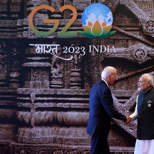 Narendra Modi et Joe Biden lors du sommet du G20, en septembre 2023 à Delhi.