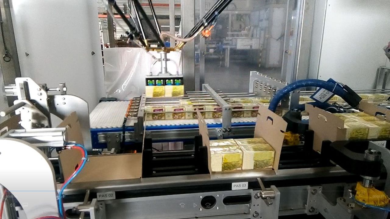 Les encaisseuses automatisées de MG Tech permettent notamment le conditionnement de produits divers à partir d'une découpe de cartons à plat.