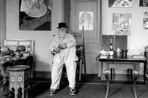 Henri Matisse, photographié en 1948, à la villa Le Rêve, à Vence.