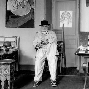 Henri Matisse, photographié en 1948, à la villa Le Rêve, à Vence.