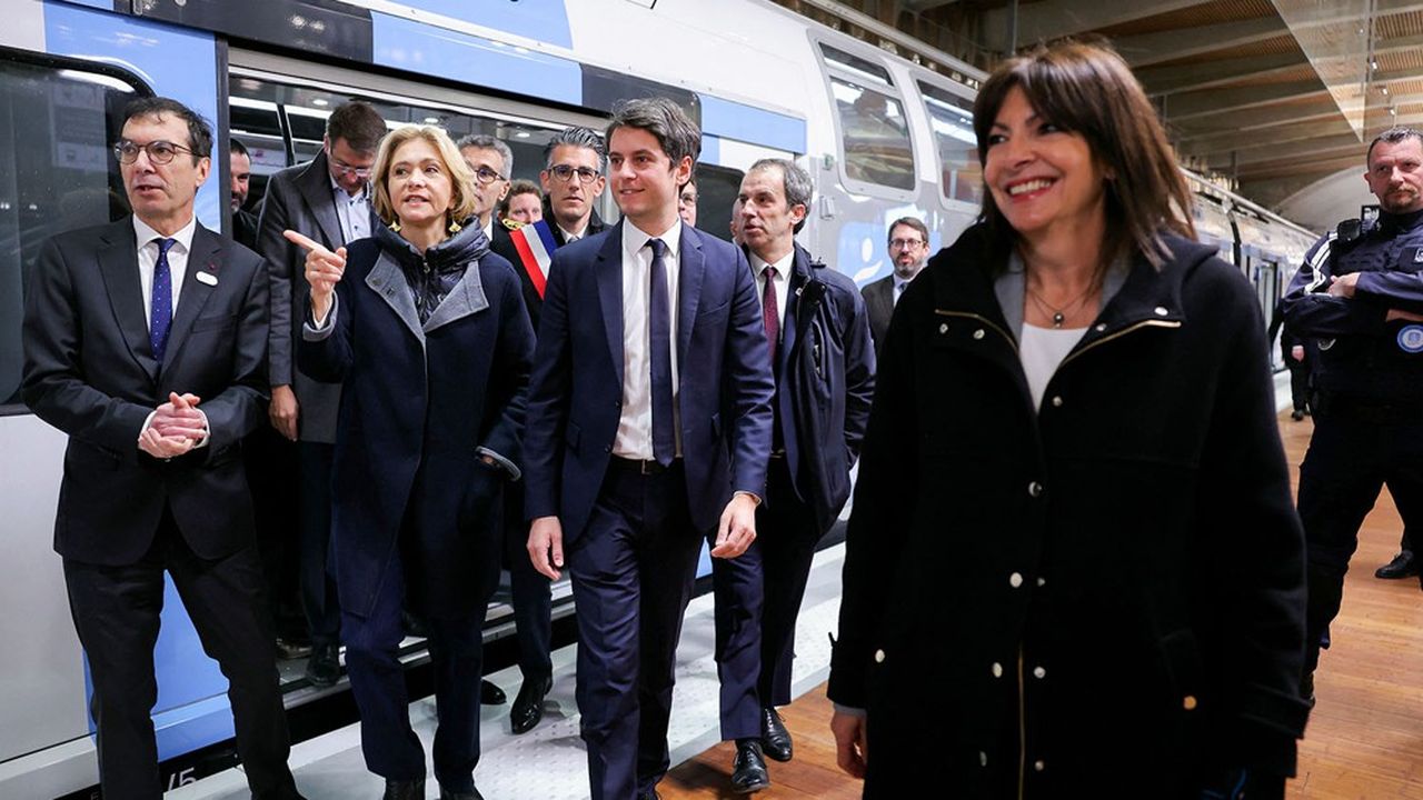 Gabriel Attal a inauguré ce vendredi le nouveau tronçon du RER E entre la gare Saint-Lazare, Porte-Maillot, la Défense et Nanterre-La Folie