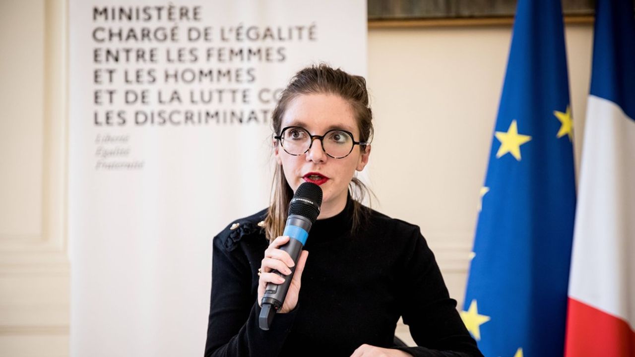 Aurore Bergé, ministre déléguée auprès du Premier ministre, chargée de l'Egalité entre les femmes et les hommes et de la Lutte contre les Discriminations.