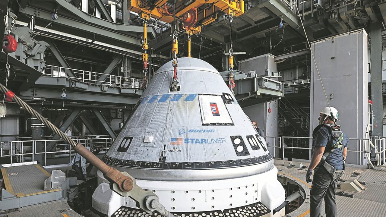 La capsule Starliner a été installée fin avril au sommet de son lanceur Atlas 5.