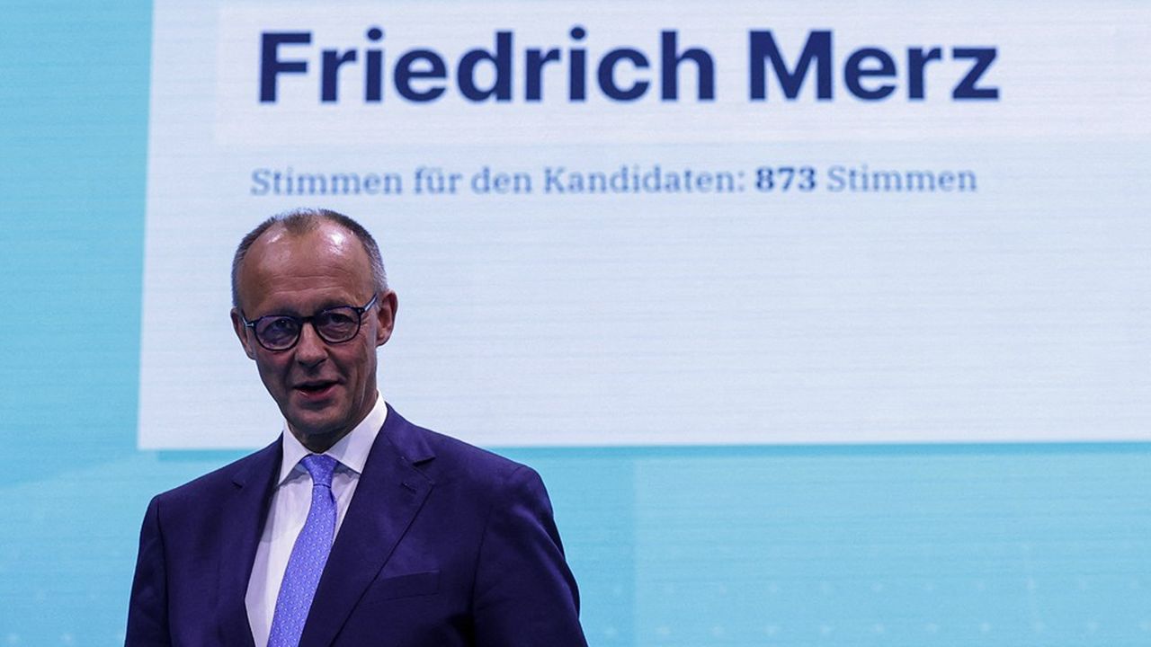 Lors d'un congrès à Berlin, Friedrich Merz a été réélu à la tête de la CDU avec 89,8 % des voix.