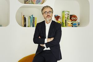 Pierre-Antoine Capton, patron de Mediawan, le 25 avril 2024, dans les locaux de l'entreprise, à Paris.