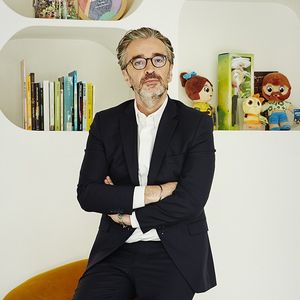 Pierre-Antoine Capton, patron de Mediawan, le 25 avril 2024, dans les locaux de l'entreprise, à Paris.