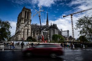 Notre-Dame-de-Paris, le 9 avril 2024, 5 ans après l'incendie dévastateur.