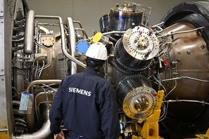 Siemens Energy produit des turbines à gaz et à vapeur sur son site de Mulheim.