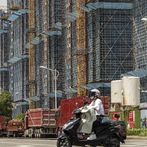 Country Garden's City Mansions project in Nantong, China, on Aug. 19, 2023. Major developers in China are faltering as they face huge losses. (Qilai Shen/The New York Times)
