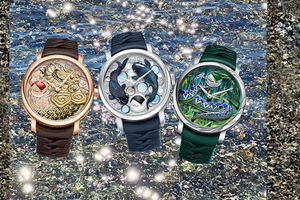 Dragon's Cloud, Koï's Garden et Snake's Jungle… Les trois montres de la collection Louis Vuitton Escale Cabinet of Wonders.
