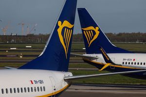 La compagnie low-cost Ryanair a fait voyager 23 % de voyageurs de plus qu'avant la crise du Covid.