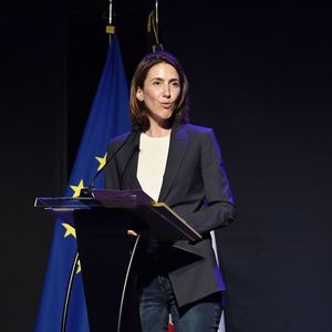 Valérie Hayer lors d'un meeting de campagne à Lyon, le 13 mai dernier.