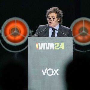 Le Président argentin Javier Milei était la grande vedette du rassemblement organisé par Vox à Madrid, samedi dernier.