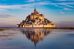 Le Mont-Saint-Michel, un site à l'environnement fragile.