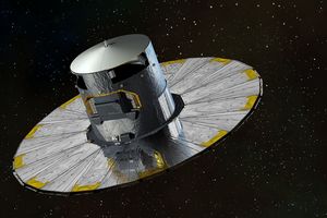 Le satellite Gaia, lancé dans l'espace le 19 décembre 2013.