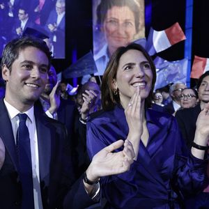 Gabriel Attal et Valérie Hayer, tête de liste de la majorité, ont tenu leur dernier grand meeting de la campagne pour les élections européennes du 9 juin.