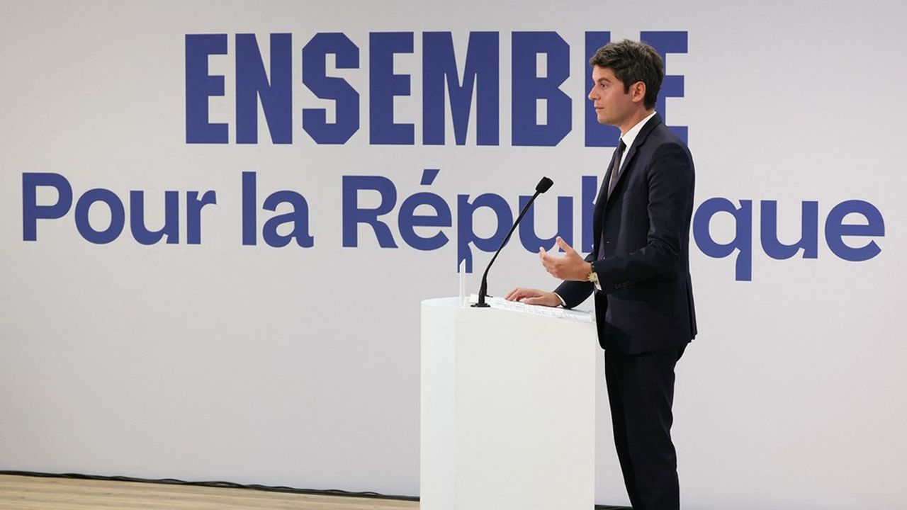 « Ne dispersez pas vos voix, votez utile dès le premier tour », a lancé ce jeudi Gabriel Attal qui a appelé les Français à le « choisir » comme Premier ministre.