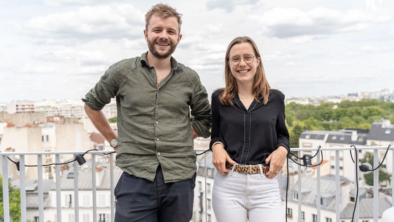 Antoine Guyot et Mathilde Grivet, co-fondateurs de Jimmy 