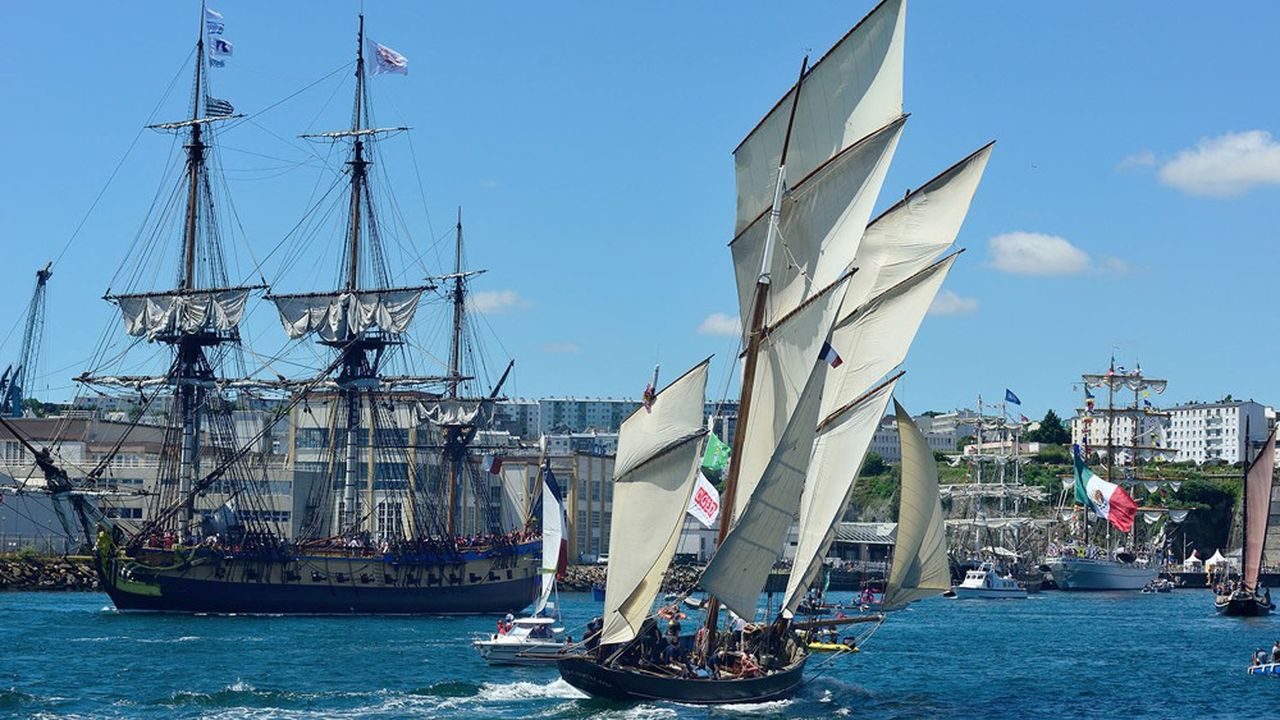 700.000 visiteurs sont attendus pour l'édition 2024 des fêtes maritimes de Brest.