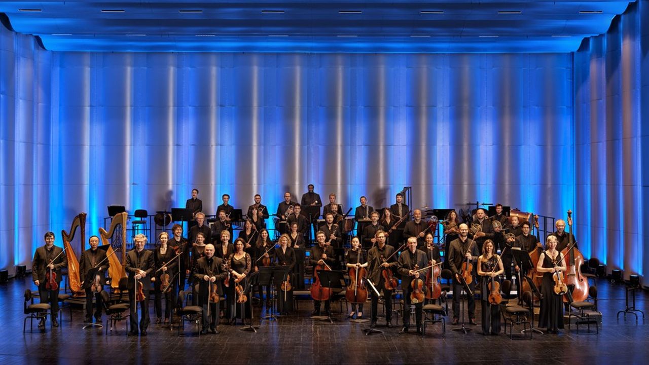 L'orchestre symphonique de Mulhouse sur scène.