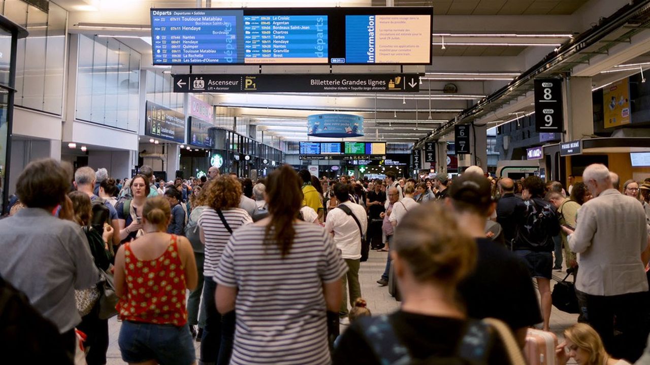 La SNCF victime d'une attaque massive qui paralyse son réseau TGV