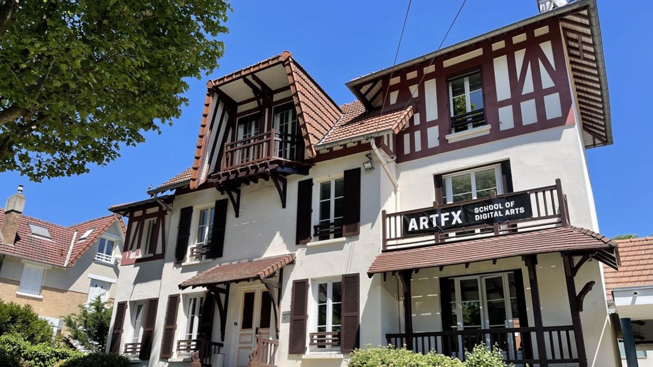 ArtfFX est montée en puissance et accueille aujourd'hui à Enghien-les-Bains 70 étudiants dans une villa de la belle époque