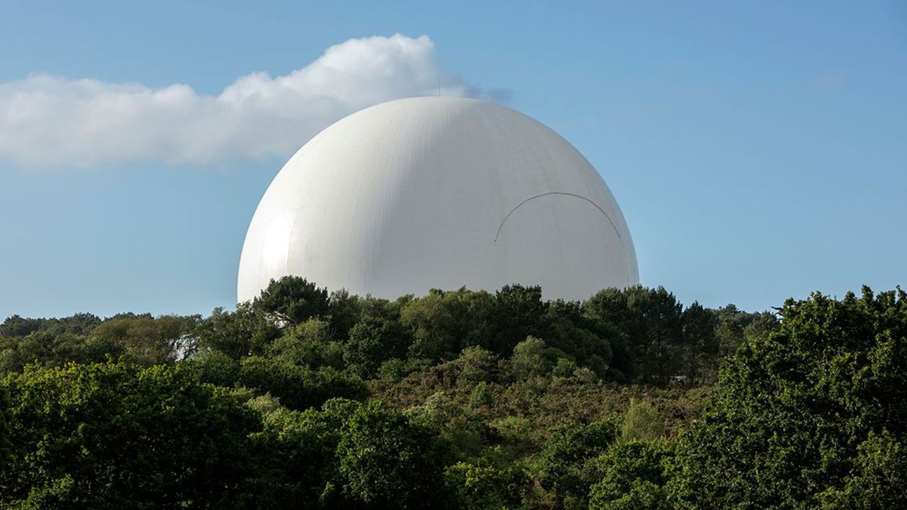 Le Radôme de Pleumeur-Bodou, commune proche de Lannion. C'est là qu'en 1962 fut diffusée la première transmission transatlantique par satellite entre les Etats-Unis et l'Europe.