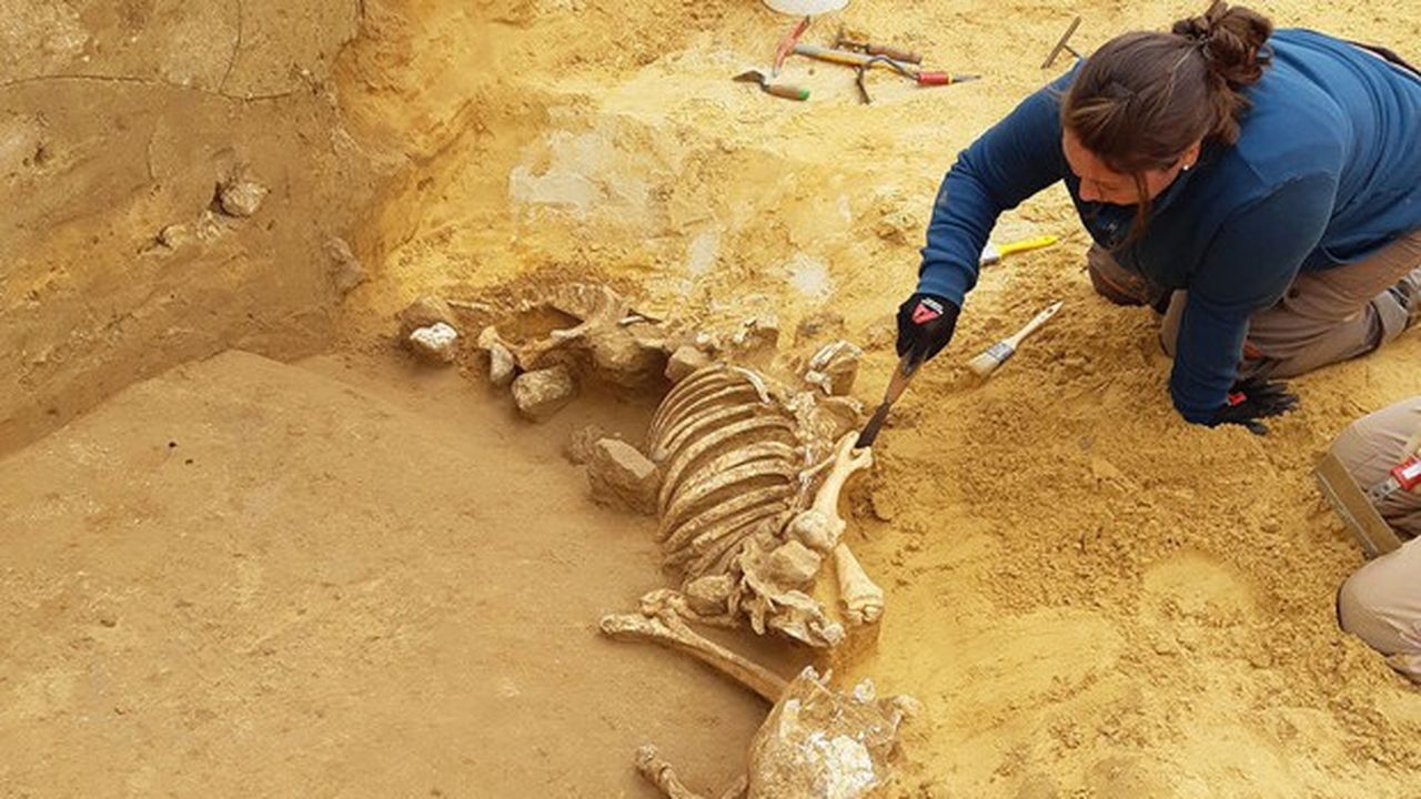 près d'une centaine de tombes, séparées parfois par des centaines d'années, ont été découvertes