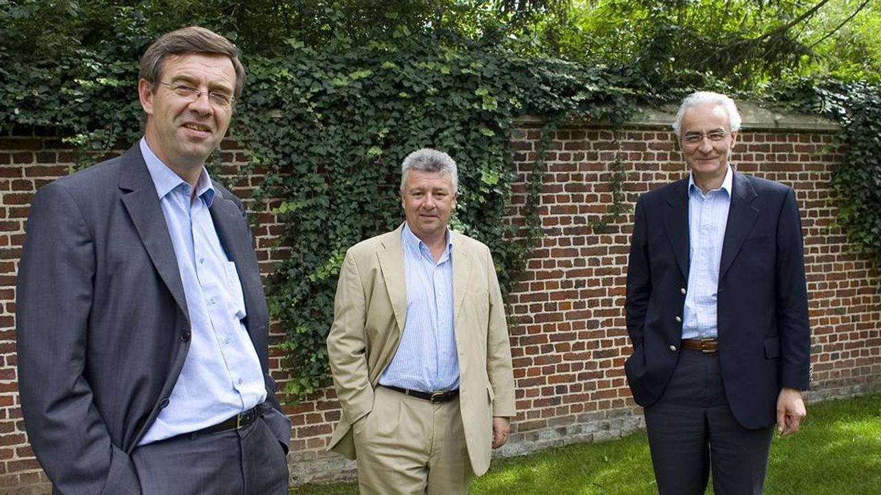 Christophe, Benoît et Jean-Bernard Bonduelle, représentants de la sixième génération de la famille.